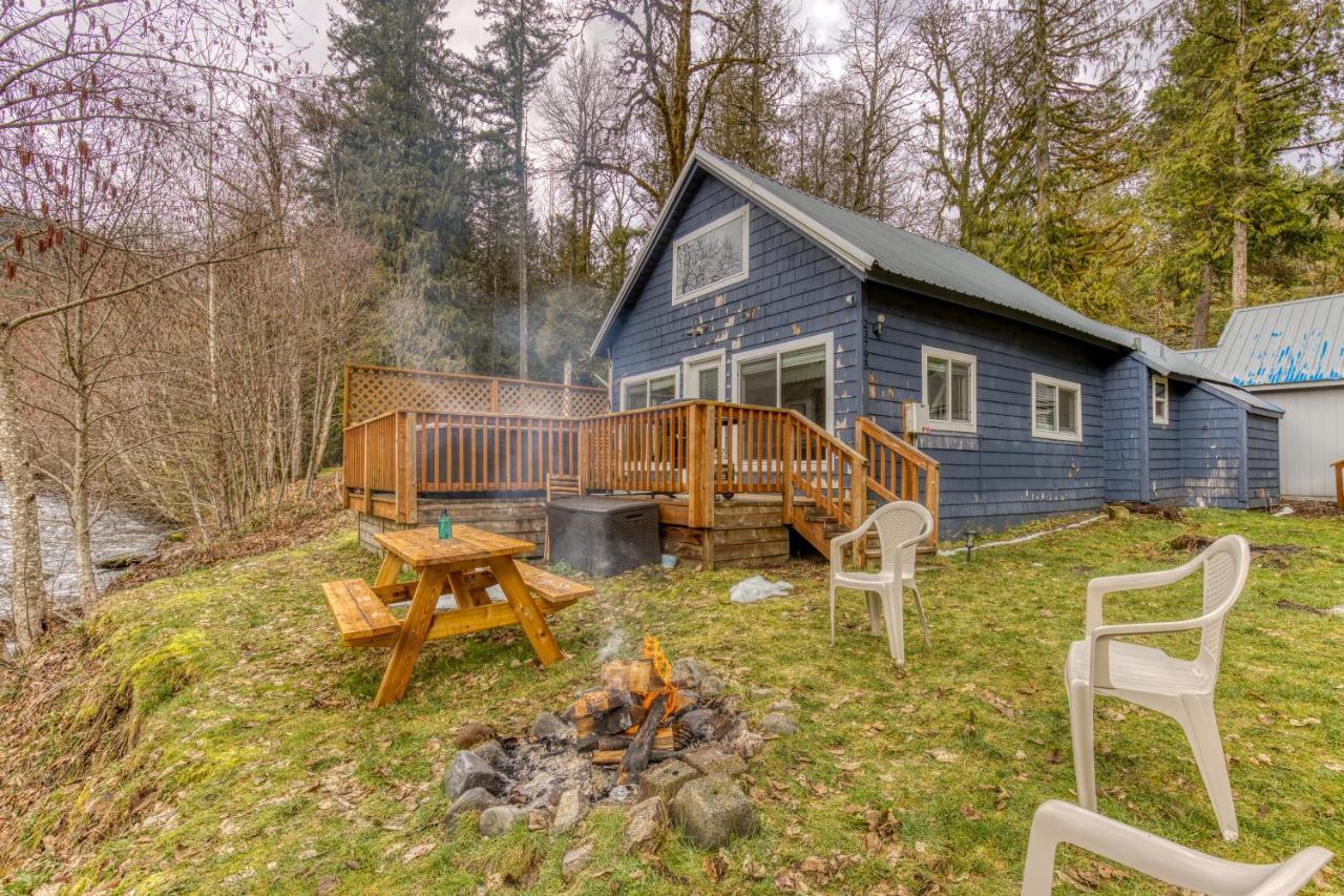 Riverbend Cabin 2 Rhododendron Buitenkant foto