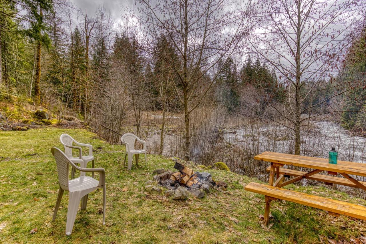 Riverbend Cabin 2 Rhododendron Buitenkant foto