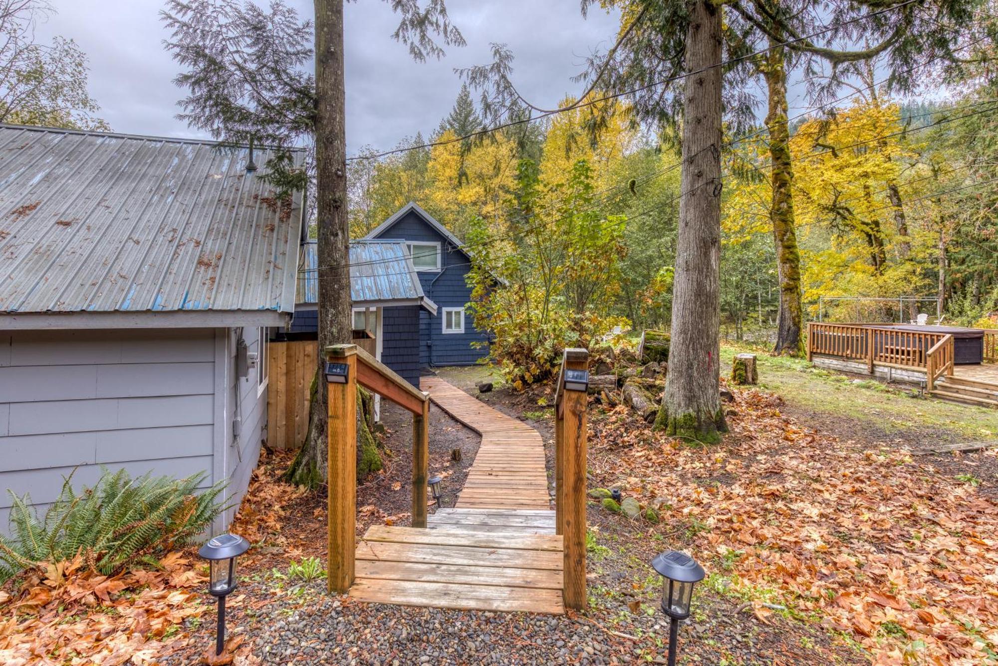 Riverbend Cabin 2 Rhododendron Buitenkant foto